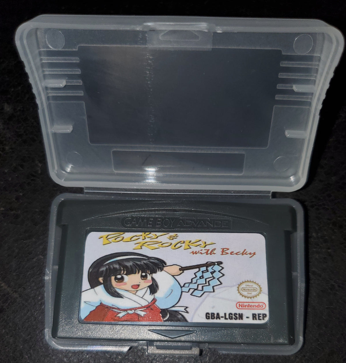 Pocky and Rocky with Becky GBA Video Game Boy Advance Nintendo