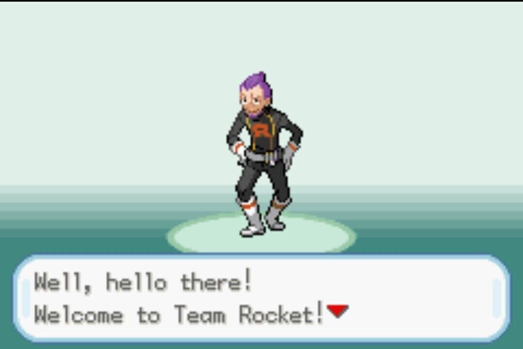Pokemon FireRed Rocket GBA ROM Hack Video Game Cartridge Custom