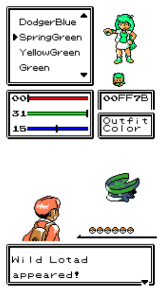 Pokemon Prism GBC ROM Hack Video Game Boy Color