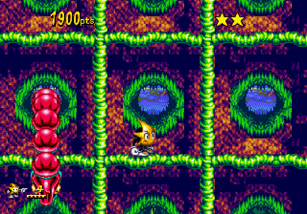 Ristar — Sega Genesis (Reproduction)