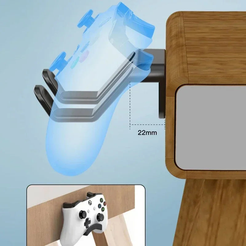 Wall-Mounted Headset & Controller Holder