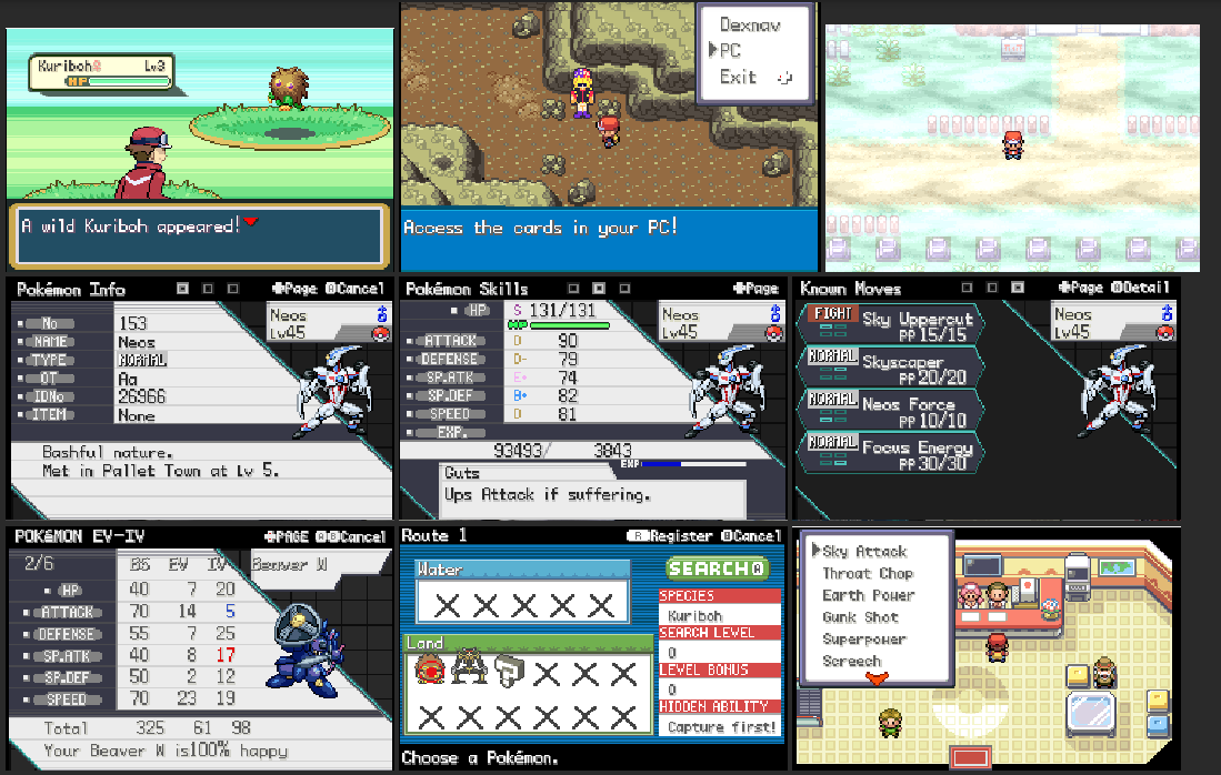 Yu-Gi-Oh! Pokeduel GBA Pokemon ROM Hack Video Game Boy Advance