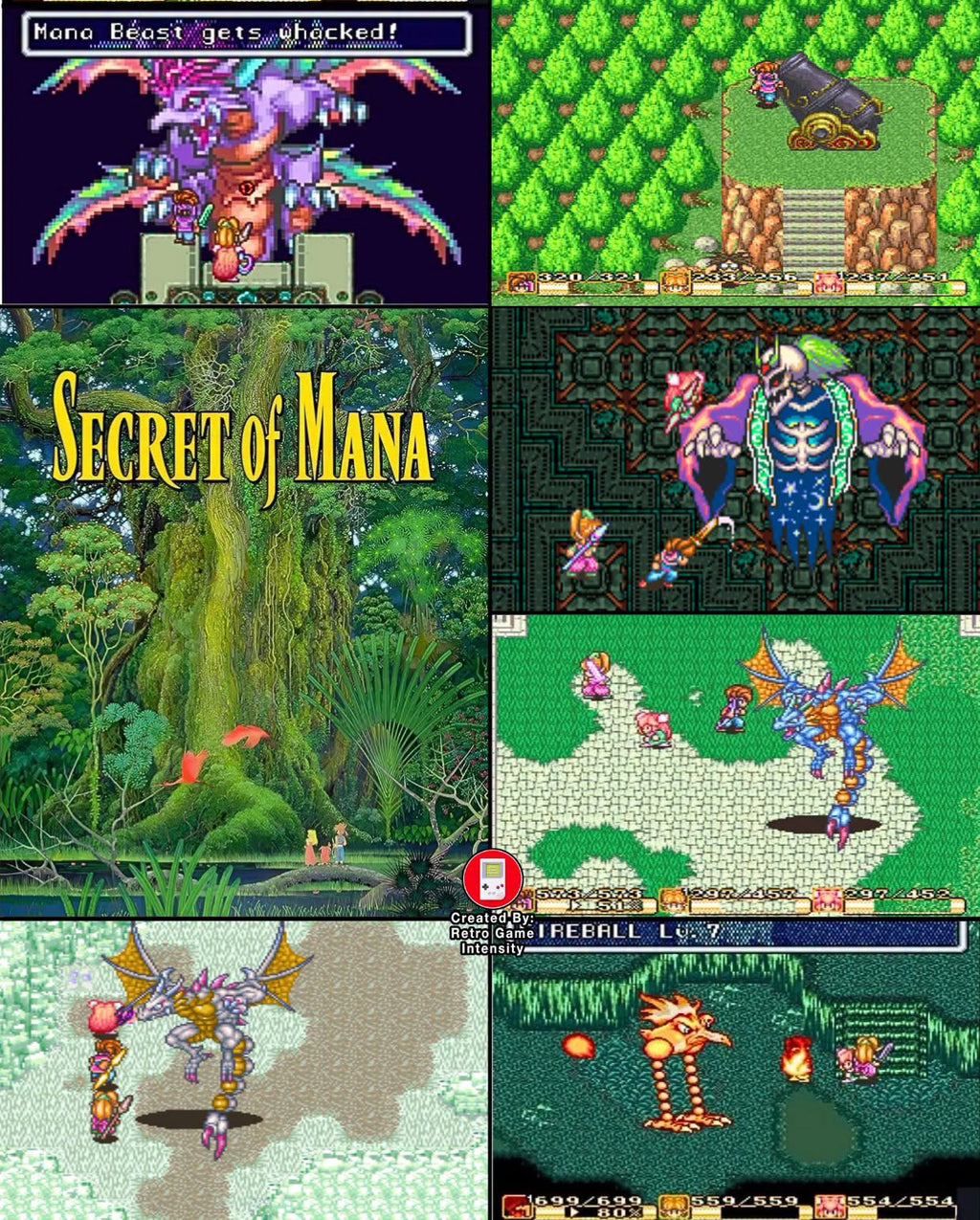 Secret of Mana — Super Nintendo (Reproduction)