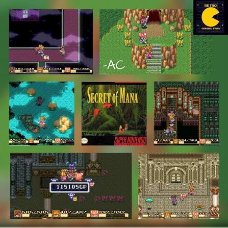 Secret of Mana — Super Nintendo (Reproduction)