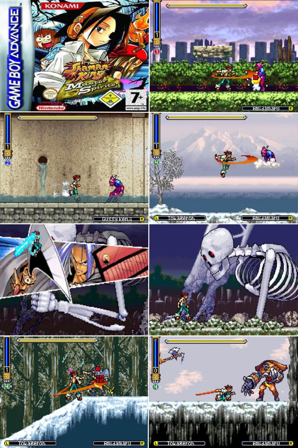 Shaman King: Master of Spirits — Game Boy Advance (Reproduction)