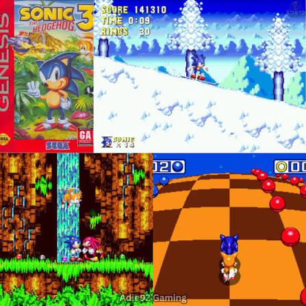 Sonic the Hedgehog 3 — Sega Genesis (Reproduction)