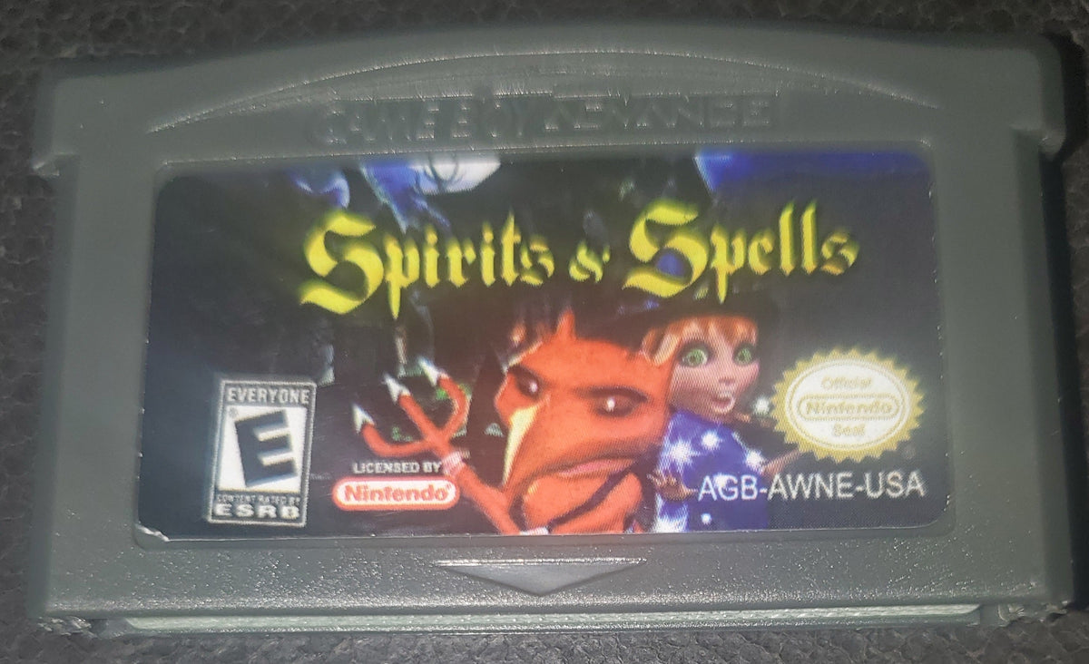 Spirits and Spells GBA Video Game Boy Advance Nintendo