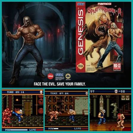 Splatterhouse 3 — Sega Genesis (Reproduction)