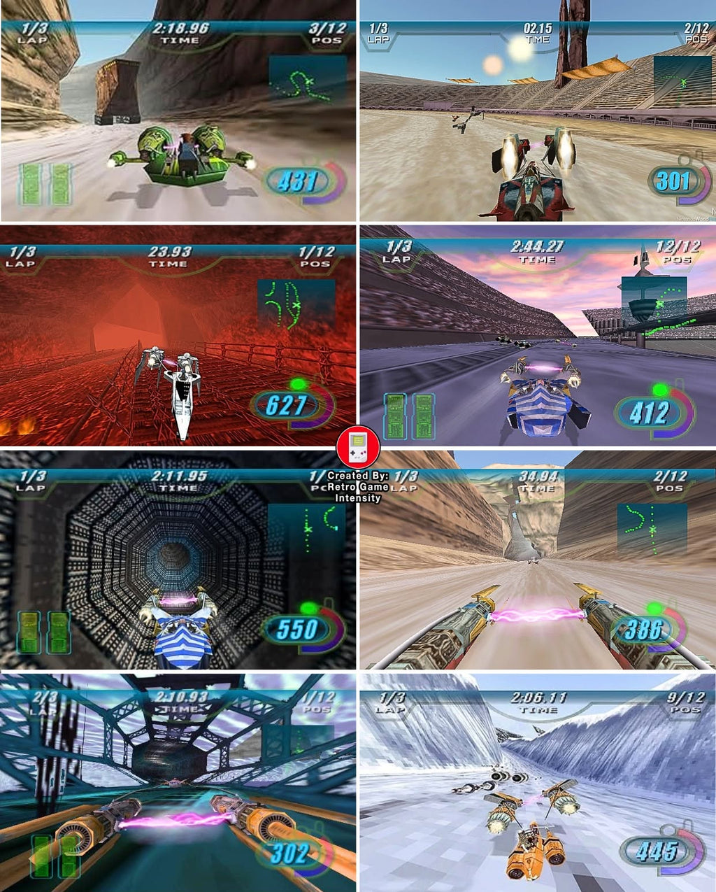 Star Wars Episode I: Racer — Nintendo 64 (Reproduction)