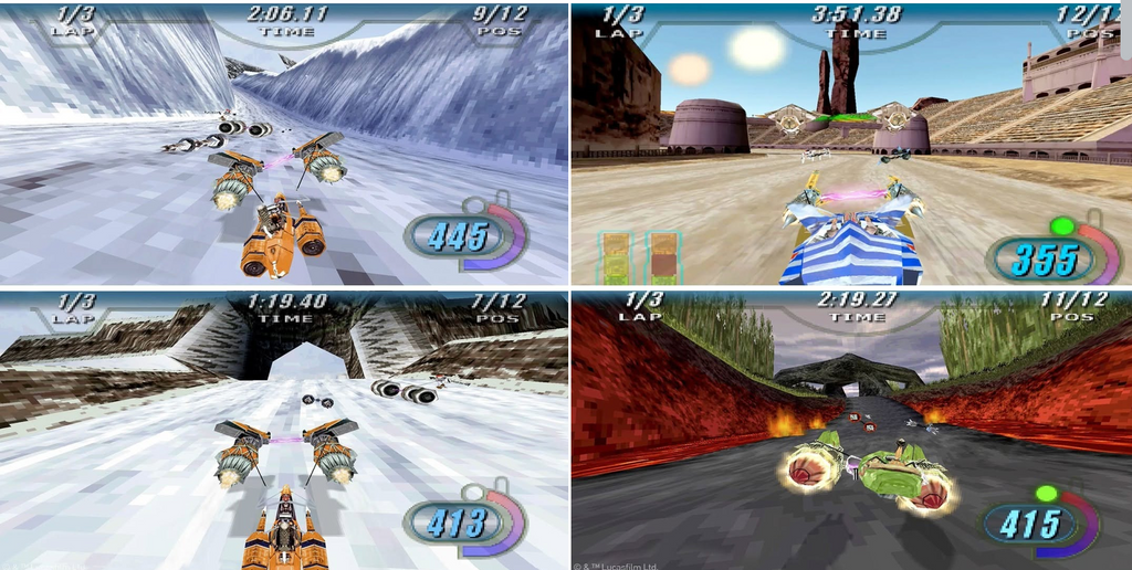 Star Wars Episode I: Racer — Nintendo 64 (Reproduction)