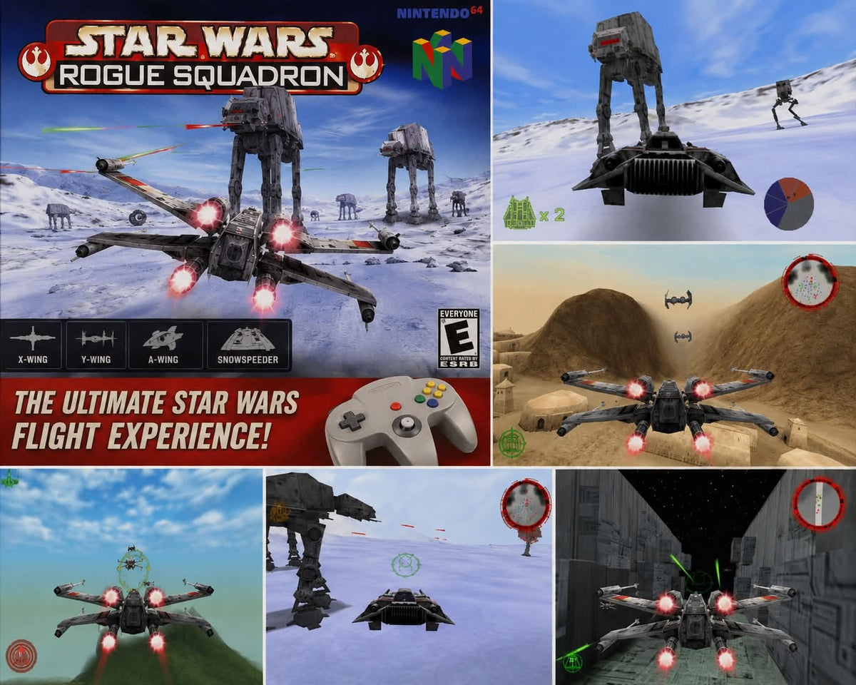 Star Wars: Rogue Squadron N64 Nintendo 64 Video Game Cartridge 1998