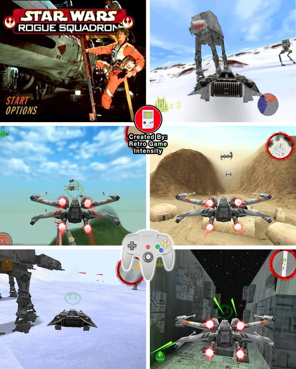 Star Wars: Rogue Squadron — Nintendo 64 (Reproduction)
