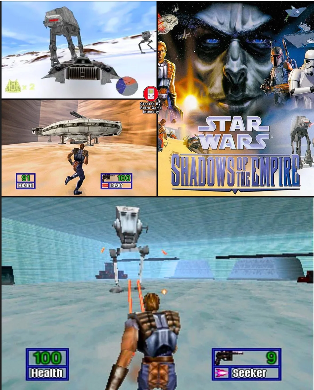 Star Wars: Shadows of the Empire — Nintendo 64 (Reproduction)