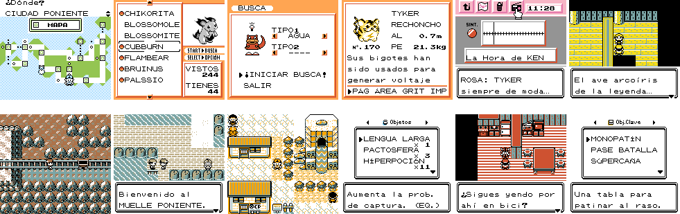 Pokemon Super Gold 97 GBC ROM Hack Video Game Boy Color