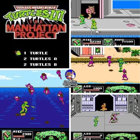 TMNT 3 — NES (Reproduction)