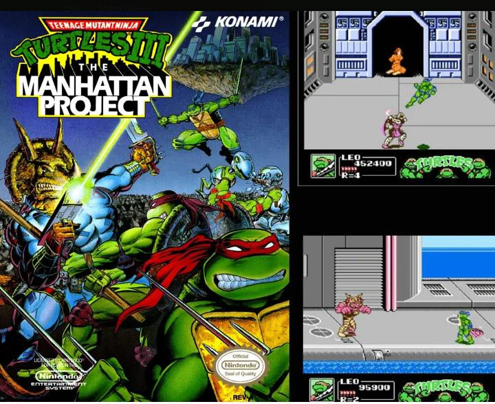 TMNT 3 — NES (Reproduction)