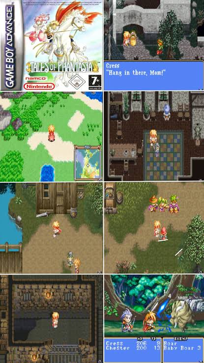 Tales of Phantasia GBA Video Game Cartridge Game Boy Advance 2006
