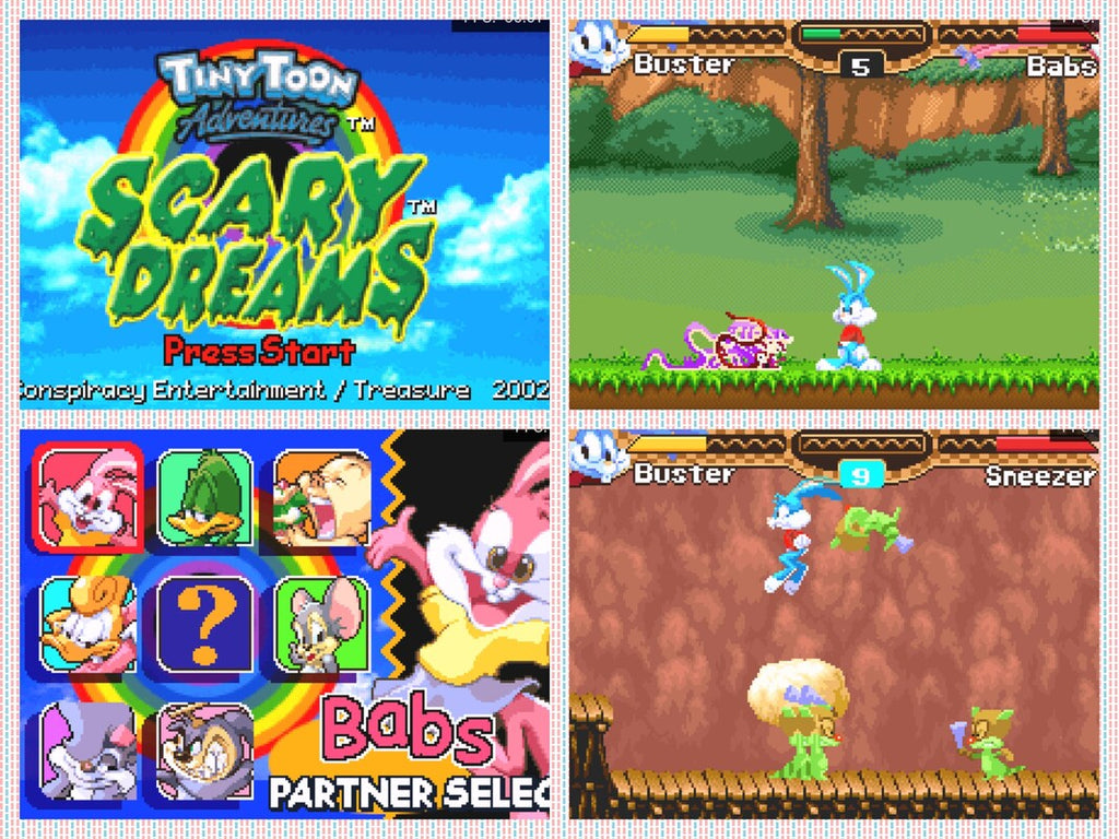 Tiny Toon Adventures Scary Dreams — Game Boy Advance (Reproduction)