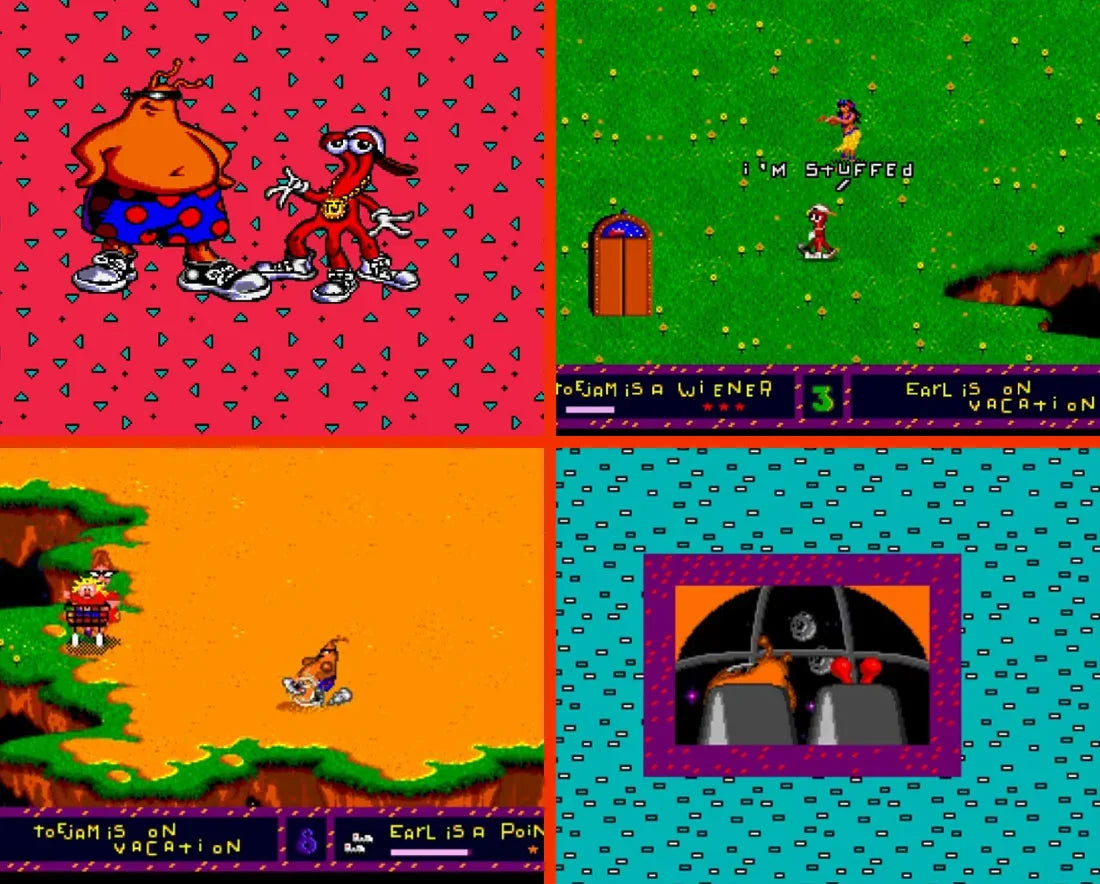 Toejam and Earl — Sega Genesis (Reproduction)