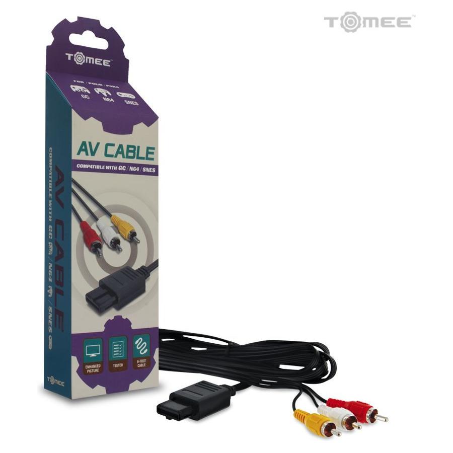 AV Composite Cable For Nintendo SNES / N64 / NGC (from Tomee)