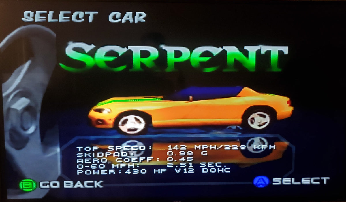 Cruis'n World N64 Nintendo 64 Video Game Cartridge 1998