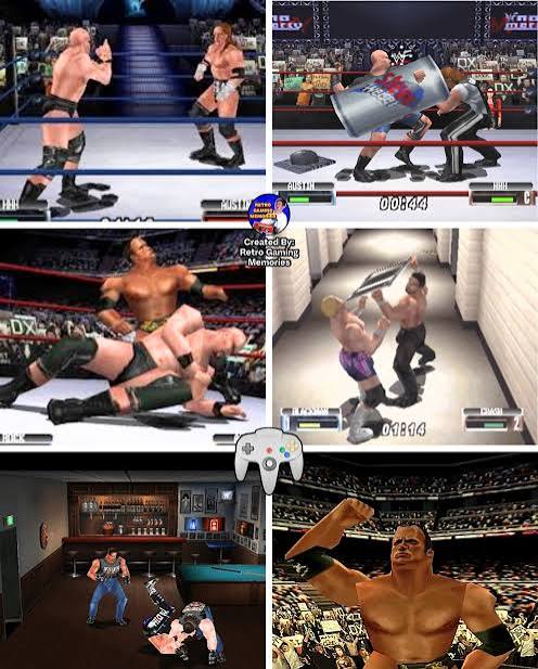 WWF No Mercy — Nintendo 64 (Reproduction)