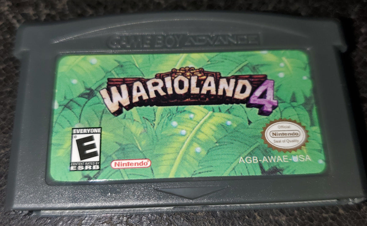 WarioLand 4 GBA Video Game Boy Advance 2001