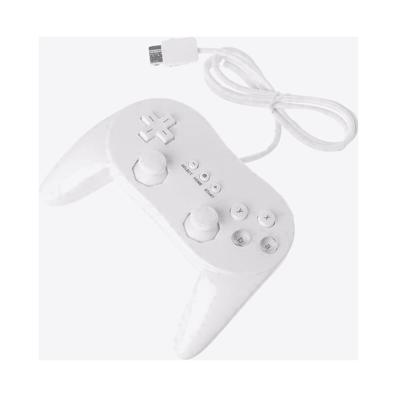 Wired Classic Controller - White (Pro Style) for Wii & Wii-U