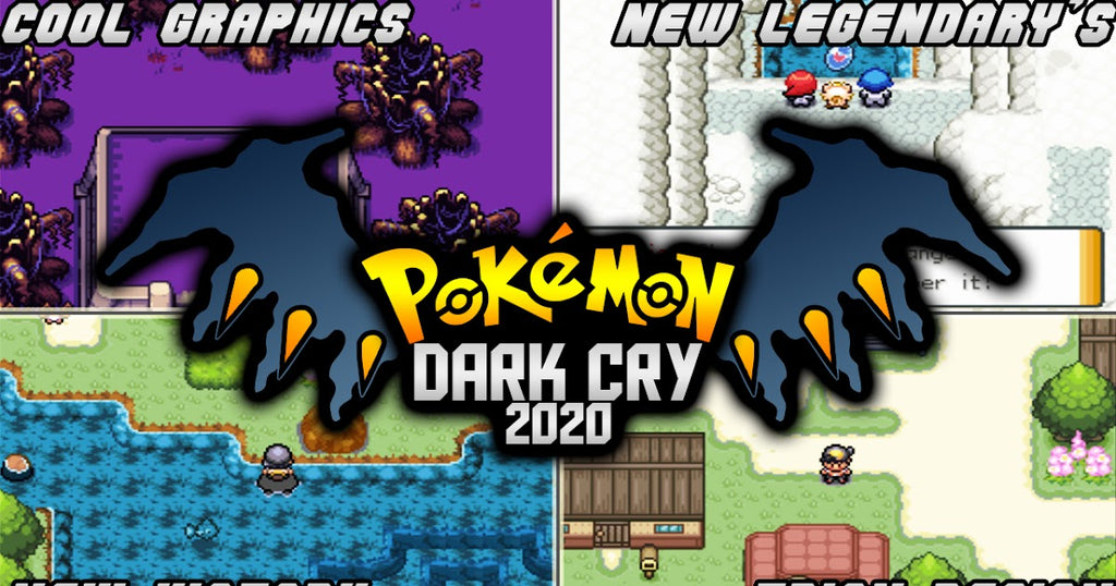 Pokemon Dark Cry GBA ROM Hack Video Game Custom Gameboy Advance