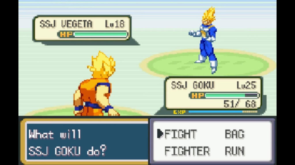 DBZ Team Training GBA ROM Hack Video Game Cartridge Pokemon