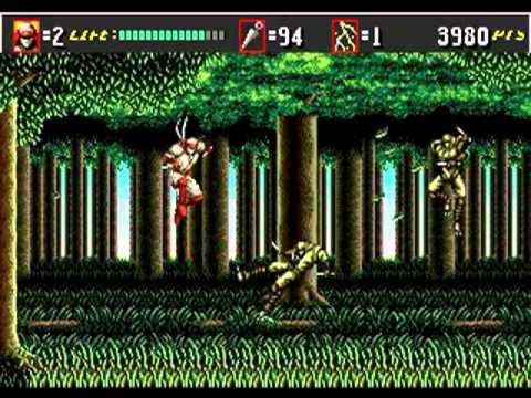 Shinobi 3 Return of the Ninja Master — Sega Genesis (Reproduction)