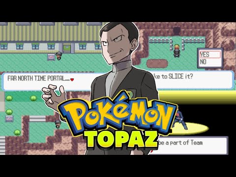 Pokemon Topaz GBA ROM Hack Video Game Custom Gameboy Advance