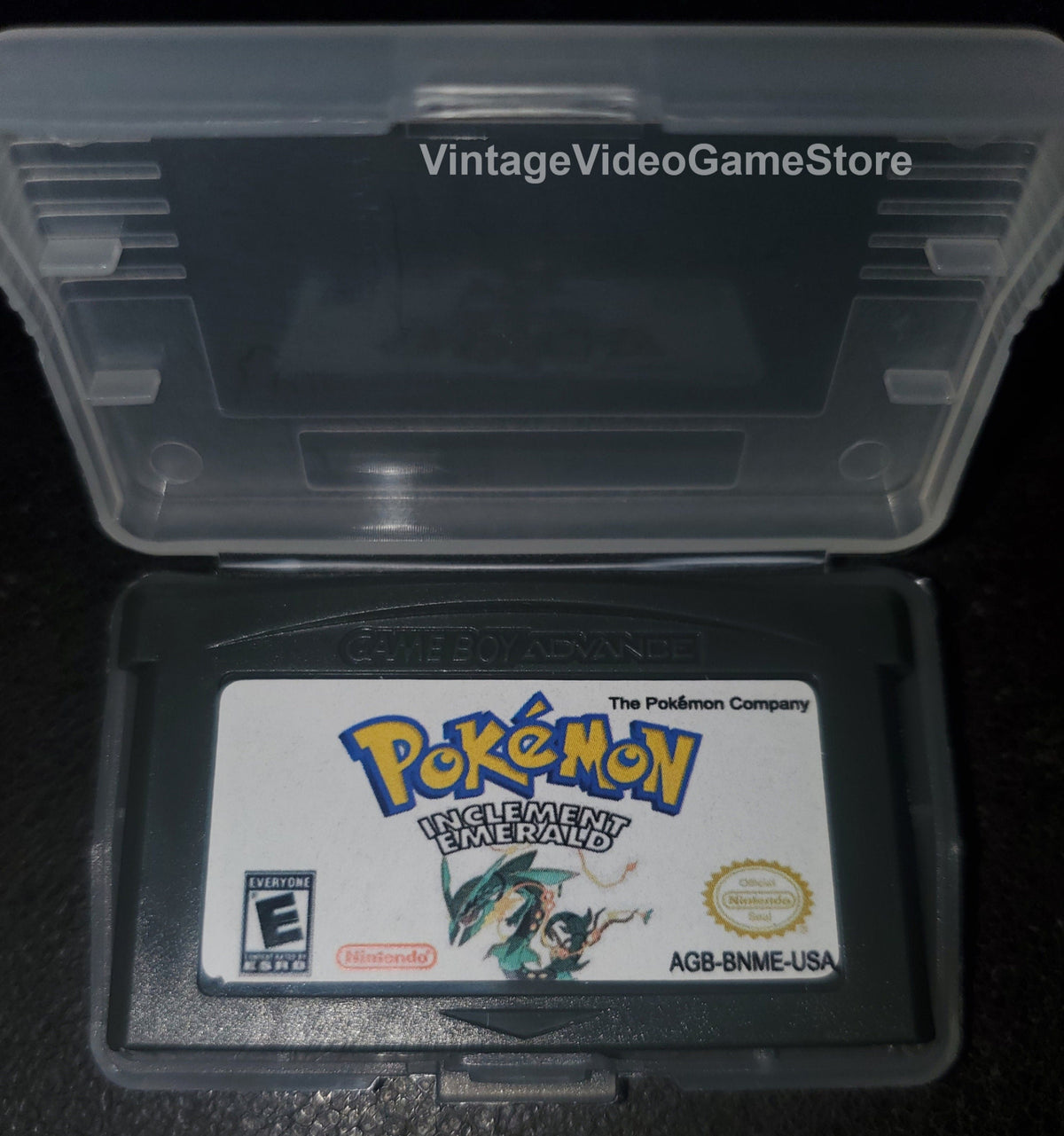 Pokemon Inclement Emerald GBA ROM Hack Video Game Cartridge Custom Gameboy Advance