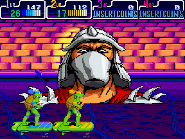 TMNT 4: Turtles in Time — Super Nintendo (Reproduction)