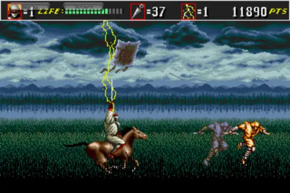 Shinobi 3 Return of the Ninja Master — Sega Genesis (Reproduction)
