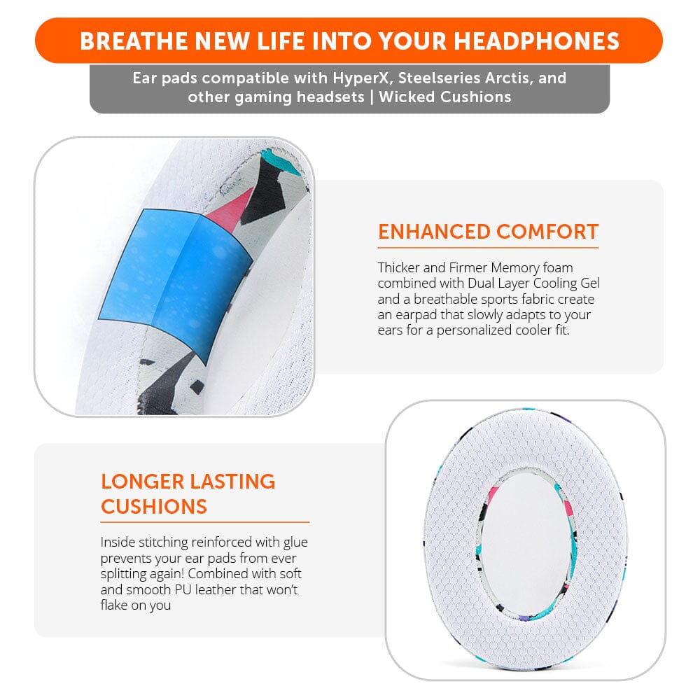 Wicked Cushions WC FreeZe Replacement Gaming Earpads